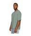 T-shirt Adulte Vert De Gris Clair Casual Classics-1