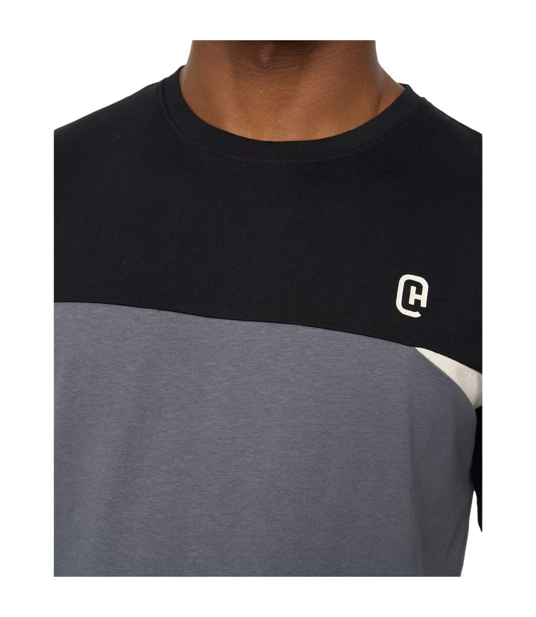 Mens Castlebay Short-sleeved T-shirt Slate Crosshatch-4