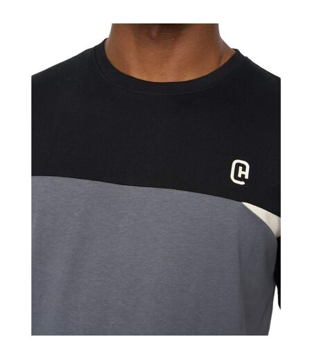 Mens Castlebay Short-sleeved T-shirt Slate Crosshatch