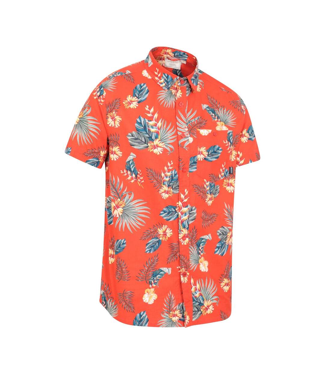 Mountain Warehouse Mens Hawaiian Short-Sleeved Shirt (Orange)