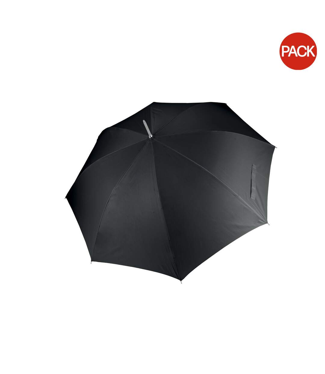 Lot de 2  Parapluie canne à ouverture automatique adulte unisexe taille unique noir Kimood-1