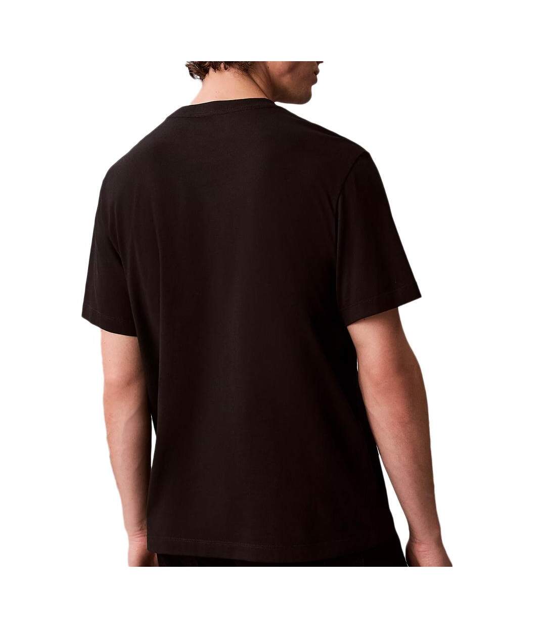 T-Shirt noir homme calvin klein jeans matchb-2