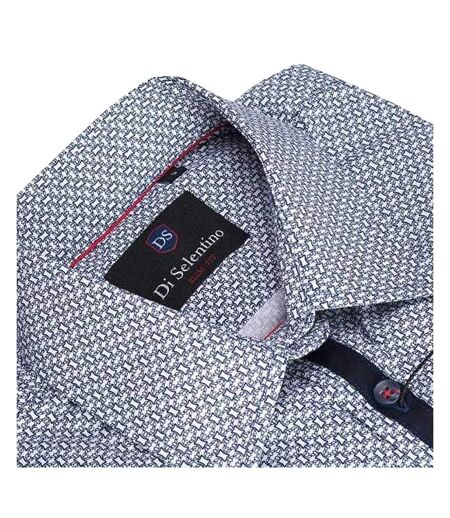 Chemisier Russia Femme Bleu Marine Blanc Di Selentino