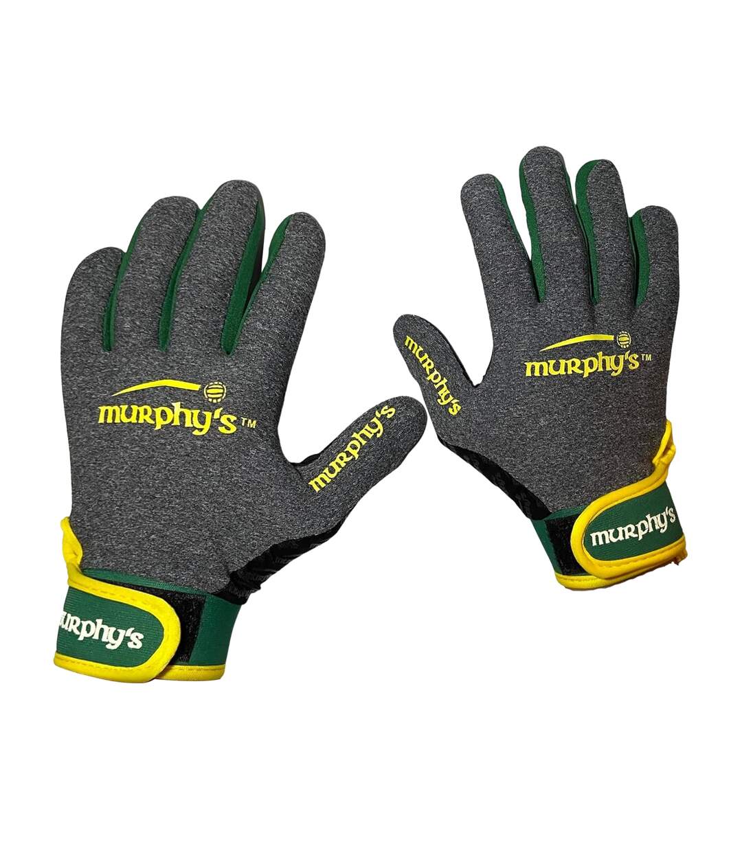 Gants gaéliques adulte gris / vert / jaune Murphys