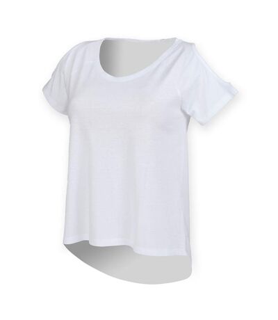 T-shirt femme blanc Skinni Fit