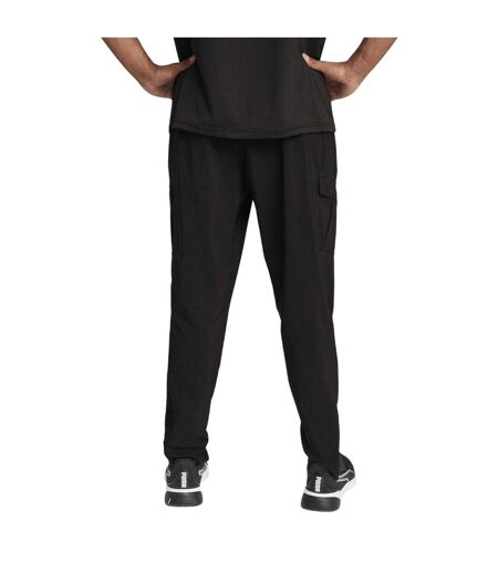 Mens Tad Tech Woven Cargo Jogging Bottoms  Black Puma