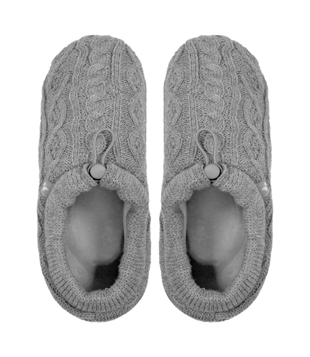 Heat Holders - Chaussons chauds tricotés à cordon pour femme pour l'hiver-2