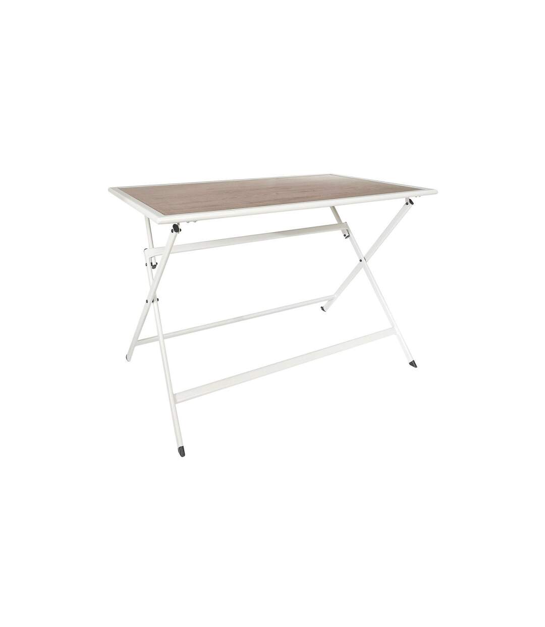 Table de Jardin Pliable Barcelone 110cm Beige-1