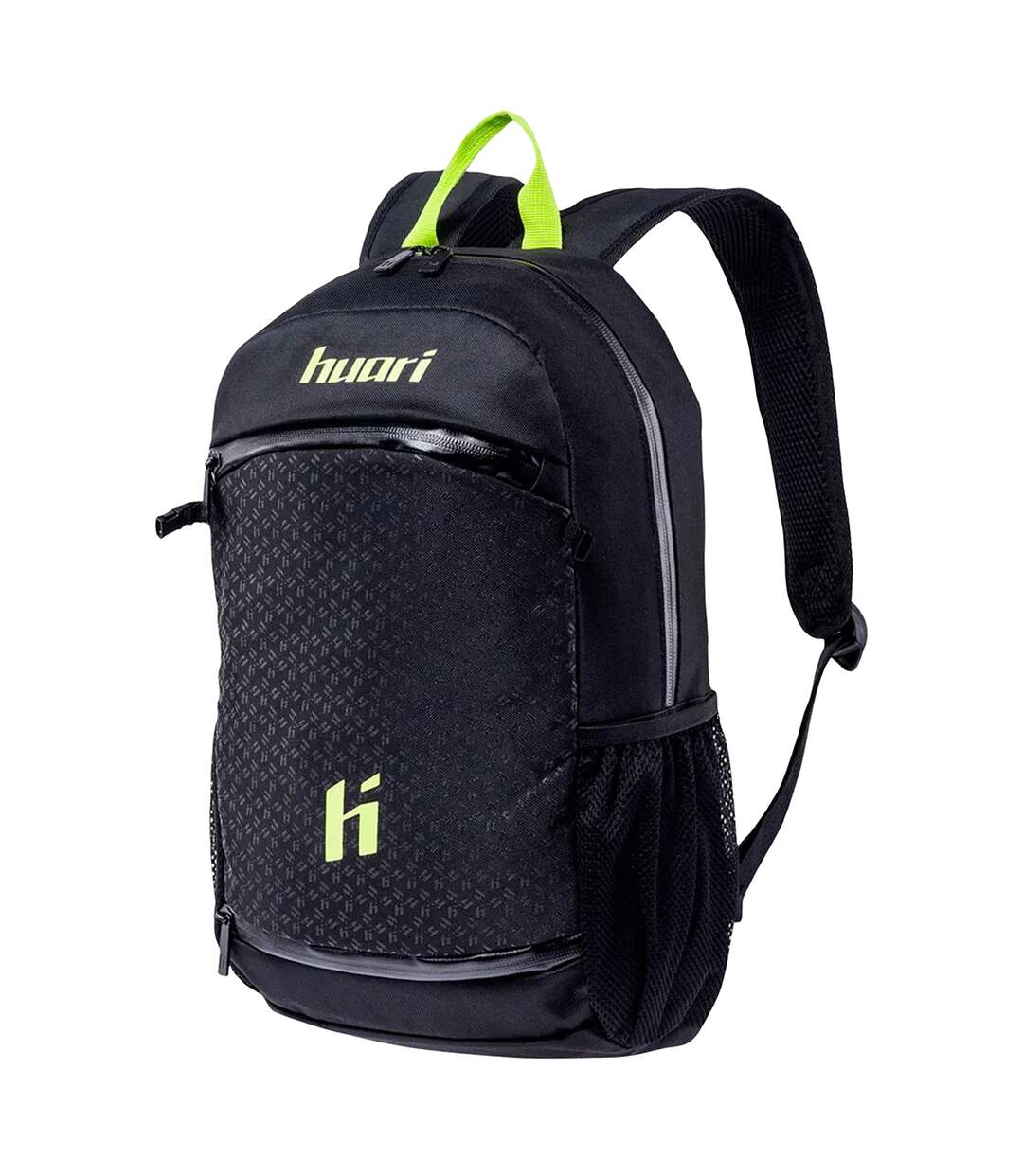 Sac À Dos Citaros Taille Unique Noir Jaune Fluo Huari-4