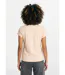 T-shirt court uni brodé ajouré manches courtes-2