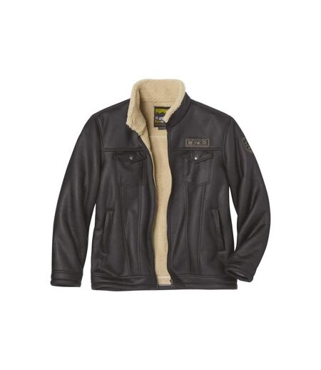 Veste homme marron / blanc cassé Atlas For Men