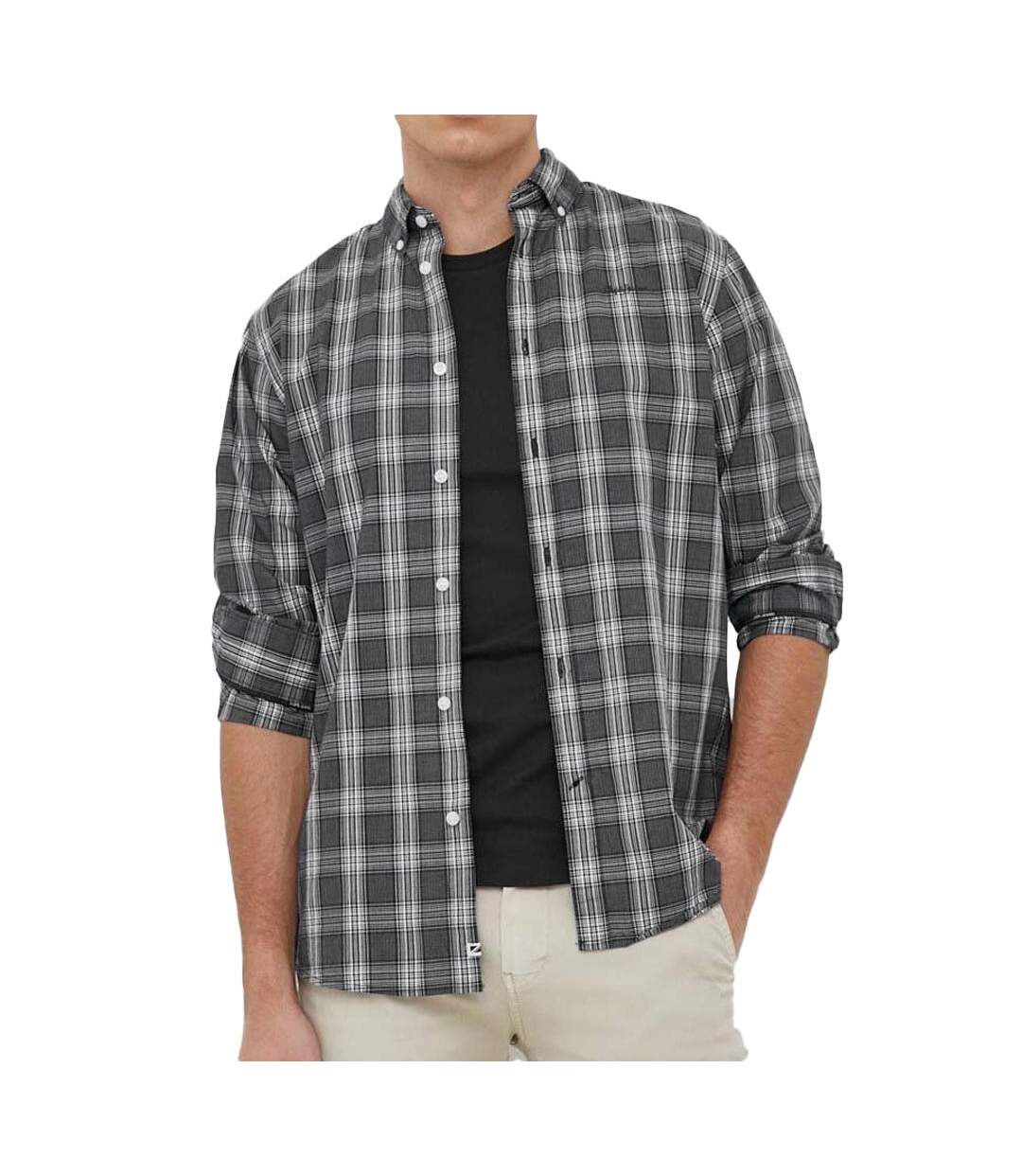 Chemise à Carreaux Marine Homme Pepe jeans Lynwood - S