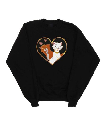 Disney - Sweat THE ARISTOCATS HEART - Femme (Noir) - UTBI13257