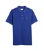 Mens Cotton Short-sleeved Polo Shirt Blue Farah-2