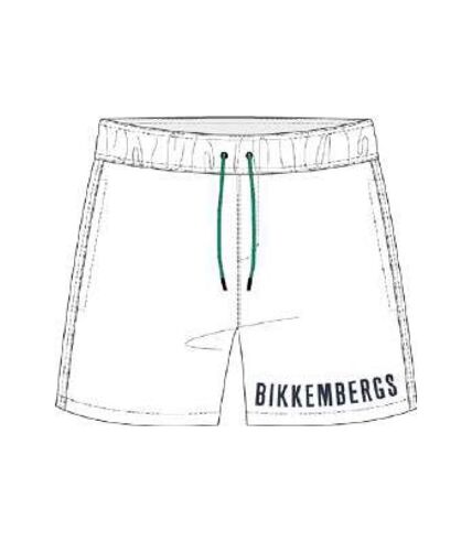 Short de bain logo printé  -  Bikkembergs - Homme