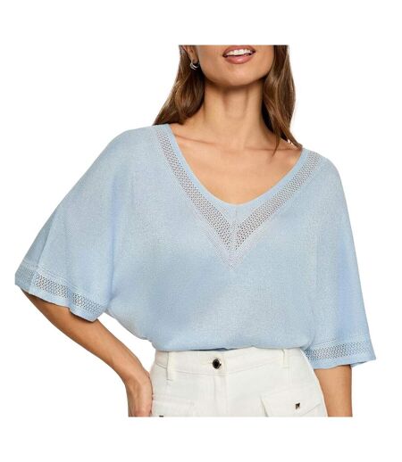 Pull bleu clair femme morgan mchris