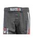 Mens Polyester Martial Arts Fight Shorts Black Masters-3