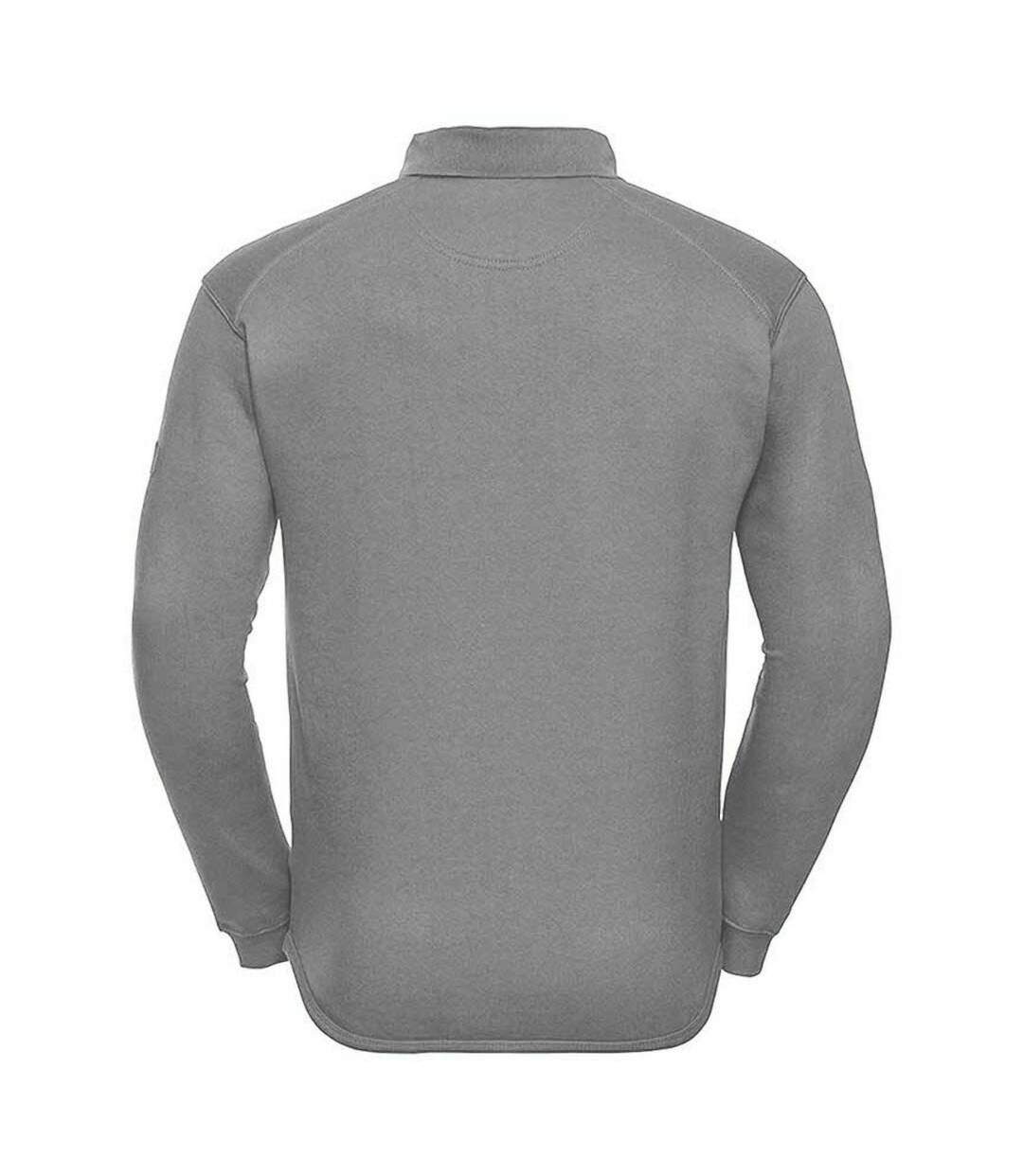 Russell Europe - Sweatshirt avec col et boutons - Homme (Gris) - UTRW3275