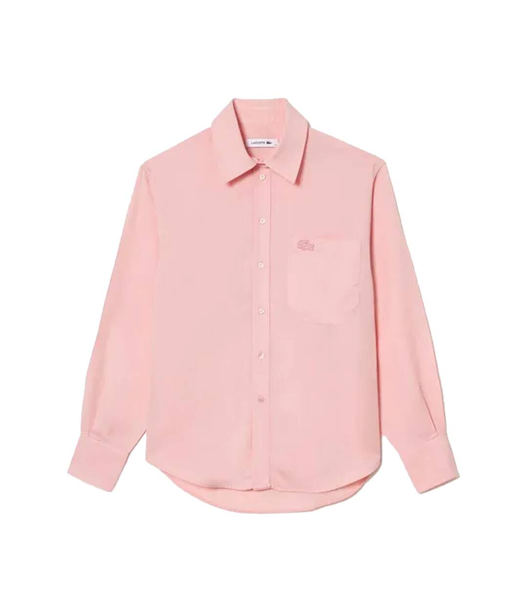 Chemisier flowing lyocell femme rose Lacoste-1