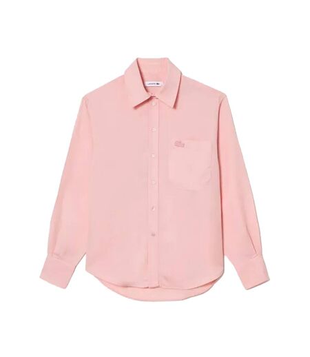 Chemisier flowing lyocell femme rose Lacoste