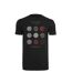 T-shirt Motif/style Twenty One Pilots Pattern Circles Homme Noir MerchCode-1