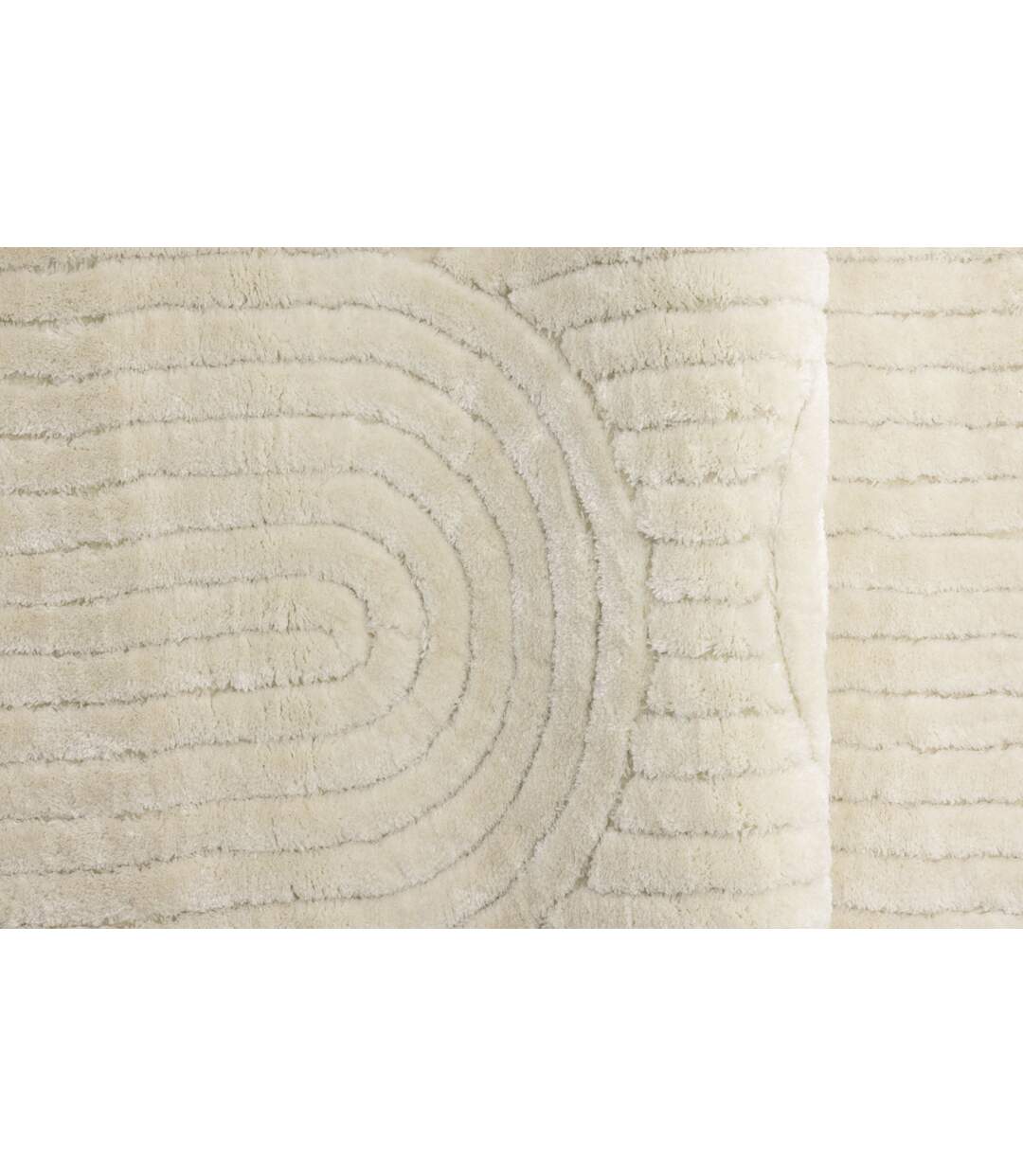 Tapis Déco Texturé Niklas 160x230cm Blanc-4