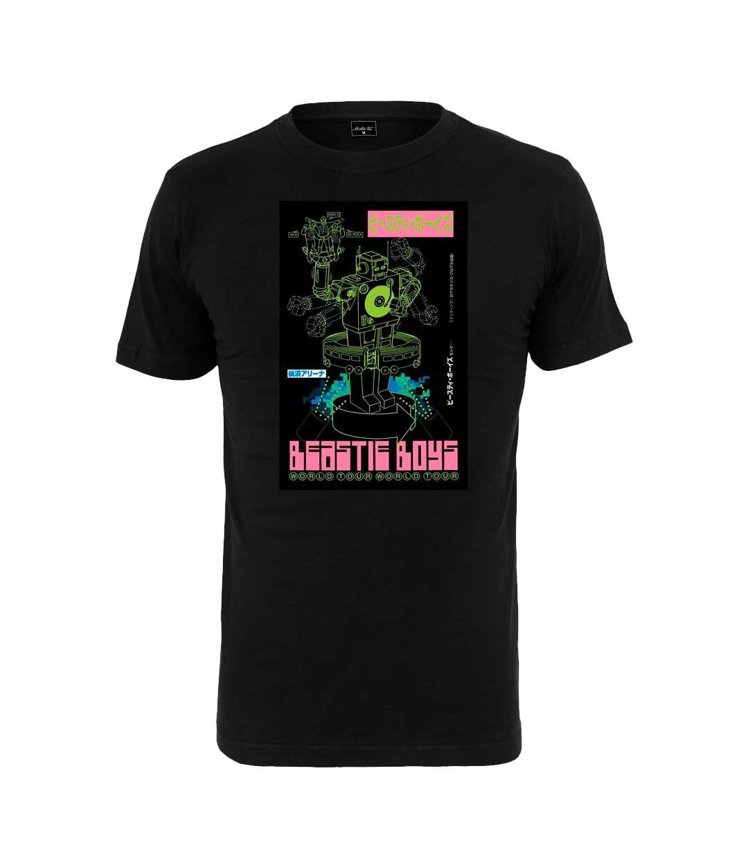 Mens Robot Beastie Boys T-shirt Black Mister Tee-2