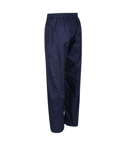 Regatta Great Outdoors Mens Classic Pack It Waterproof Overtrousers (Navy) (XL)