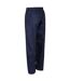 Regatta Great Outdoors Mens Classic Pack It Waterproof Overtrousers (Navy) (XL) - UTRG902