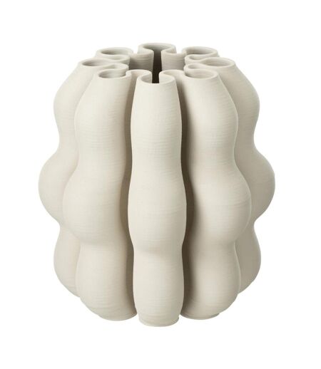 Vase Design en Céramique Naos 25cm Beige