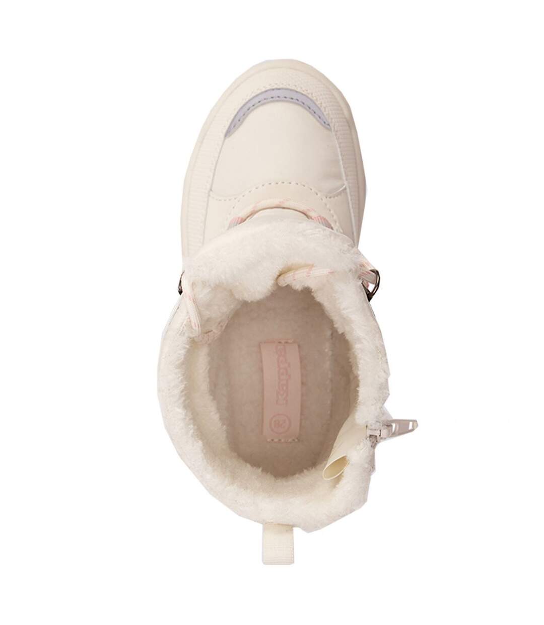 Childrens/kids Alido Ii Tex Snow Boots White Beige Kappa-4