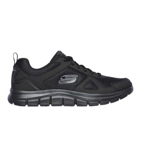 Mens Memory Foam Trainers Black Skechers