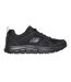 Mens Memory Foam Trainers Black Skechers-1
