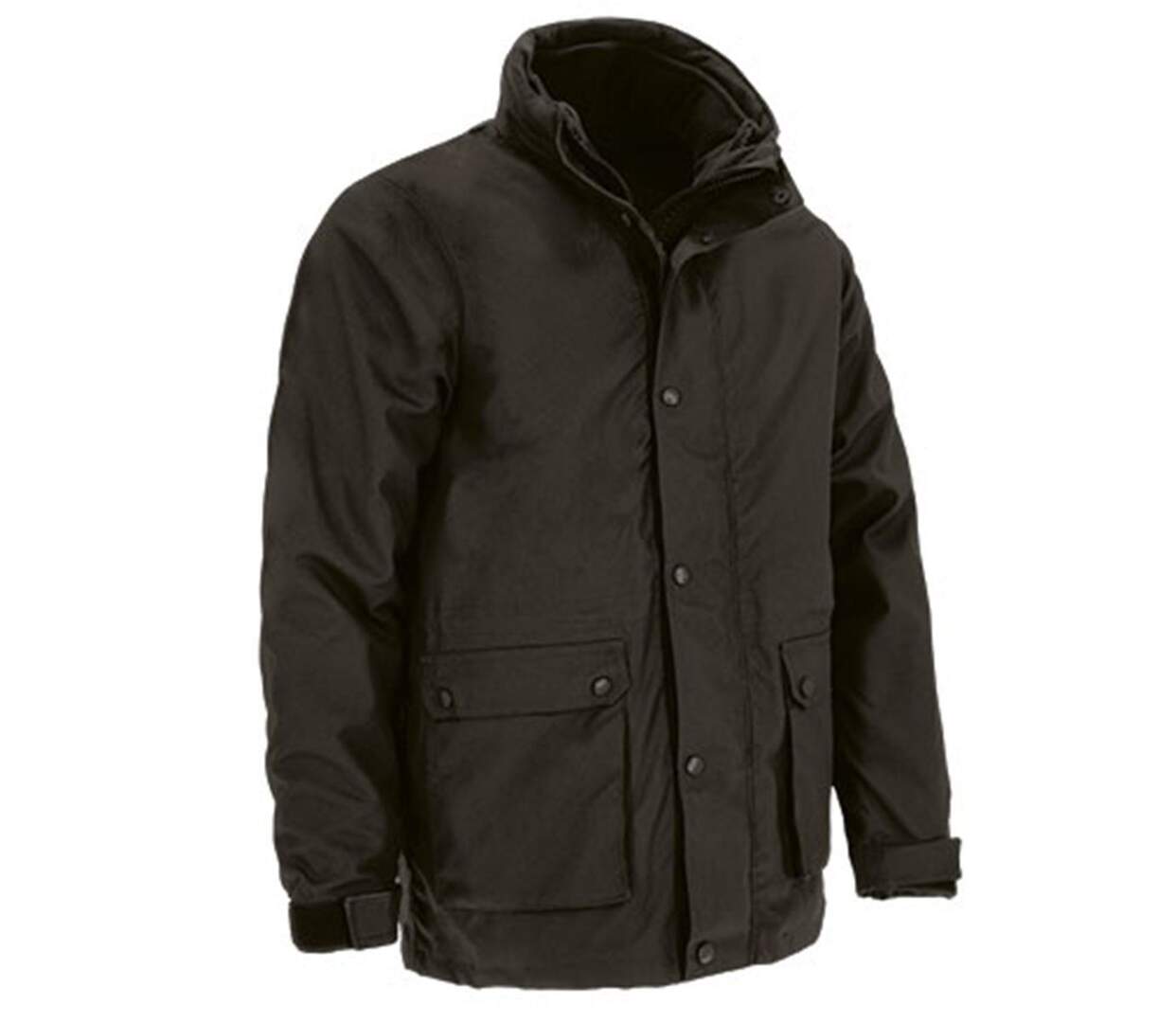 Parka 3 en 1 intérieur polaire - Homme - REF AVENUE - NOIR-1
