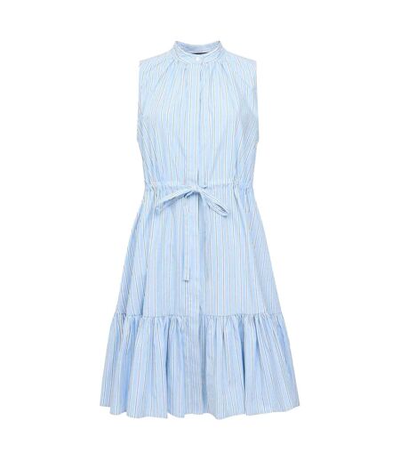 Womens/ladies Era Tiered High-neck Dress Blue French Connection