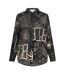 Womens/ladies Palma Miley Lyocell Long-sleeved Shirt Black White Never Fully Dressed-1