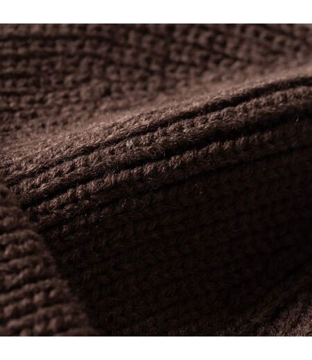 Bonnet Uni À Revers Connora Fisherman Adulte Marron Foncé Regatta