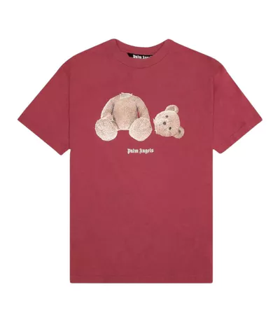 T-shirt Kill The Bear Homme Bordeaux Palm Angels