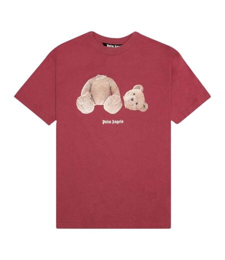 T-shirt Kill The Bear Homme Bordeaux Palm Angels