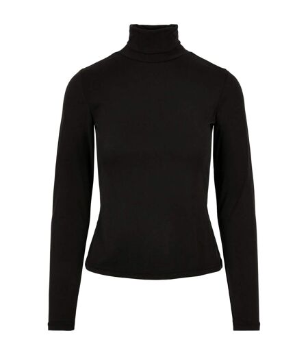 Col Roulé Manches Longues Femme Noir Urban Classics