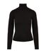Col Roulé Manches Longues Femme Noir Urban Classics-1