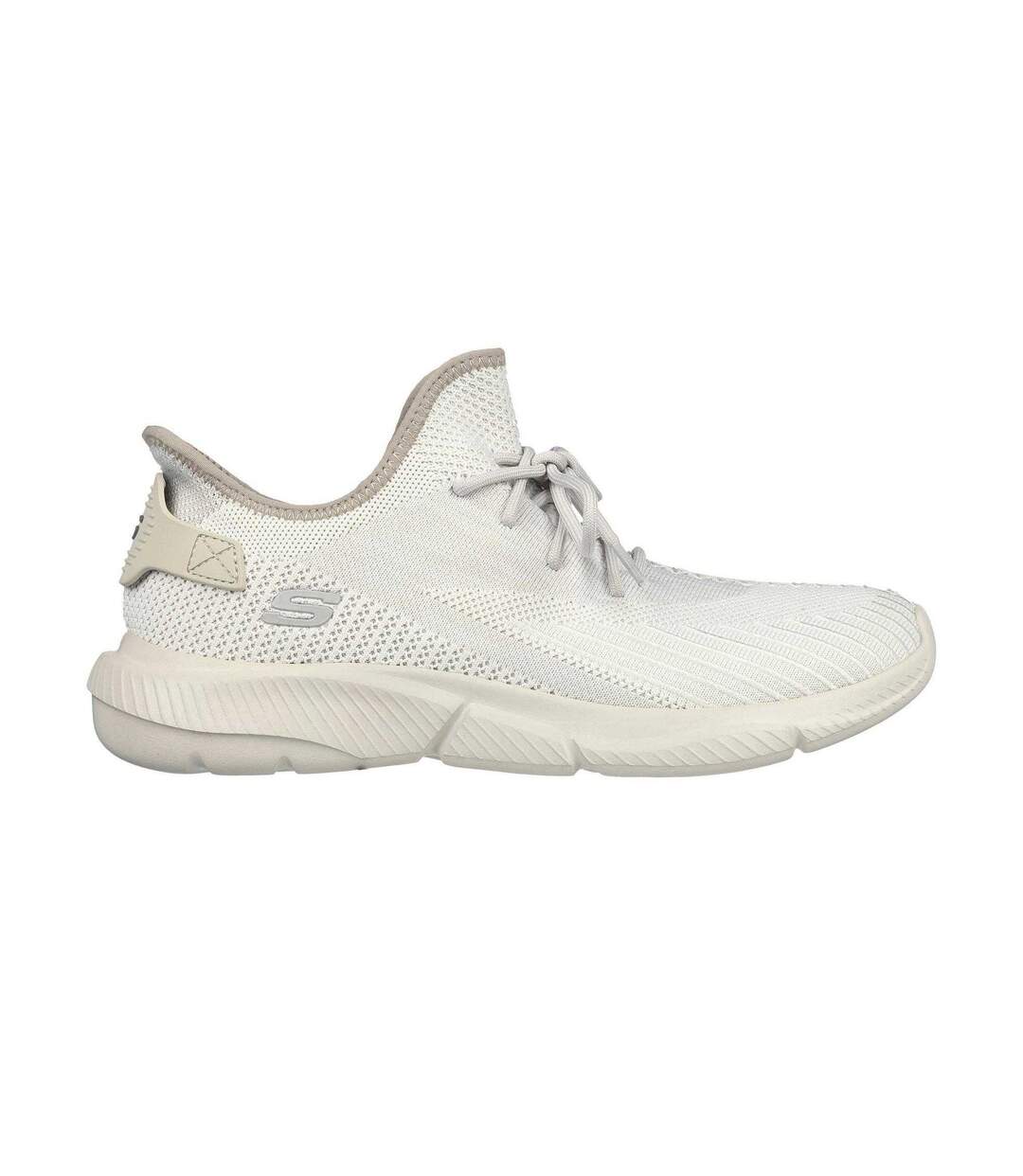 Mens Knitted Trainers Off White Skechers-1