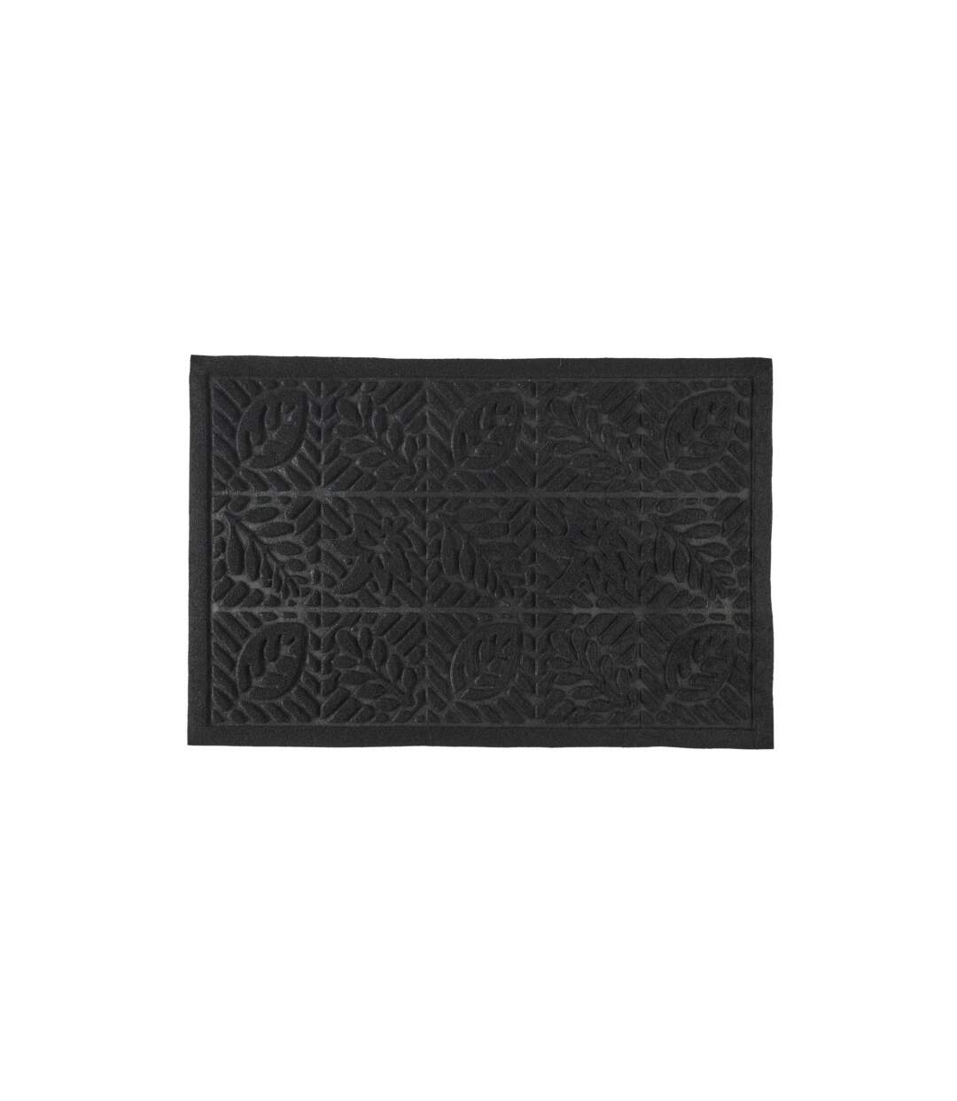 Paillasson Embosse Antidérapant 40x60cm Noir-1