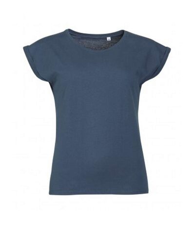 SOLS Womens/Ladies Melba Plain Short Sleeve T-Shirt (Denim) - UTPC2452