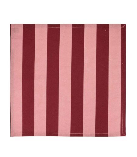 Lot de 4 Serviettes de Table Chéri 40x40cm Rouge