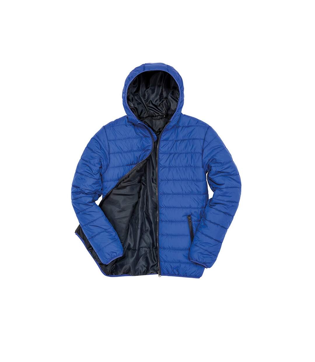 Mens Soft Padded Jacket Royal Blue Navy Result Core-1