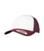 Retro Trucker Cap Maroon White Flexfit-1