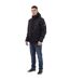 Mens Polyester Padded Jacket Blue Crosshatch-1
