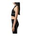 Haut Court Femme Noir Off White-4