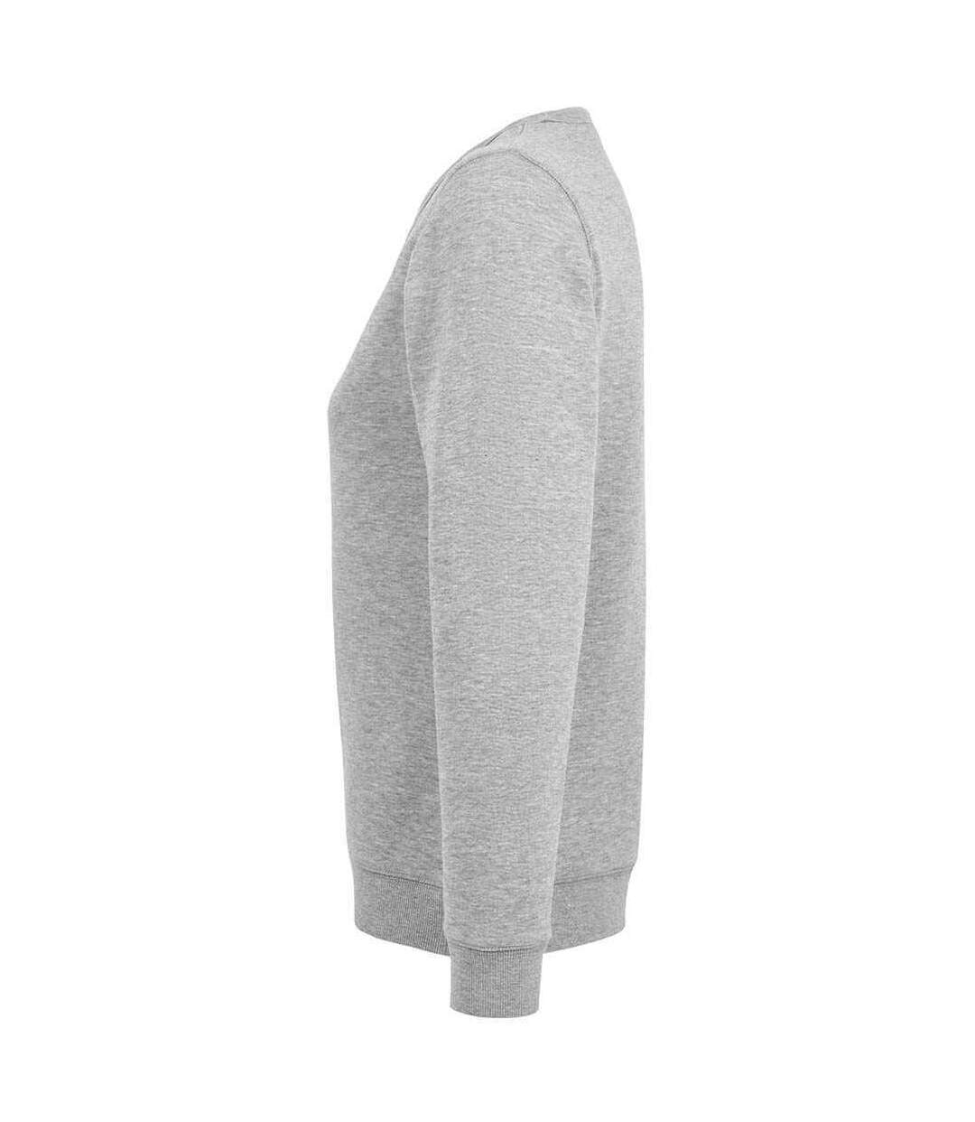 SOLS Womens/Ladies Sully Marl Sweatshirt (Gray) - UTPC4850